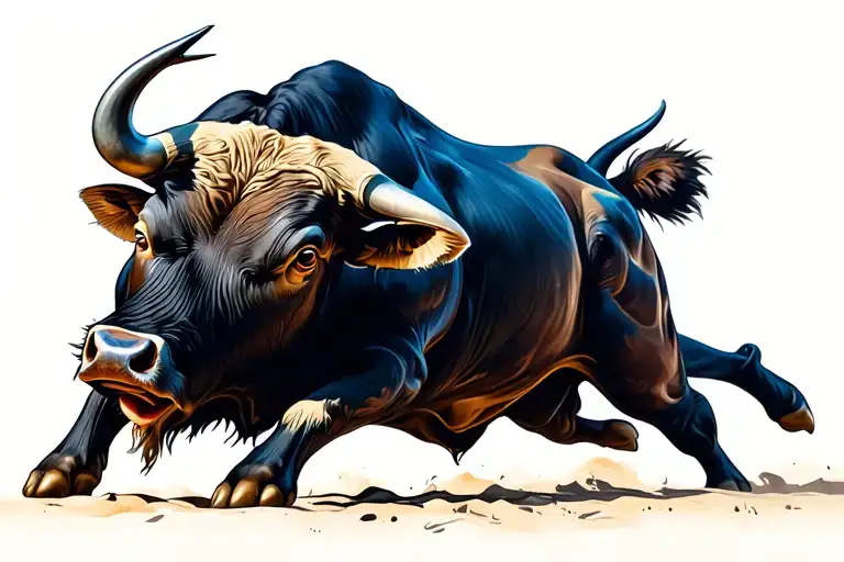 Bull Charging