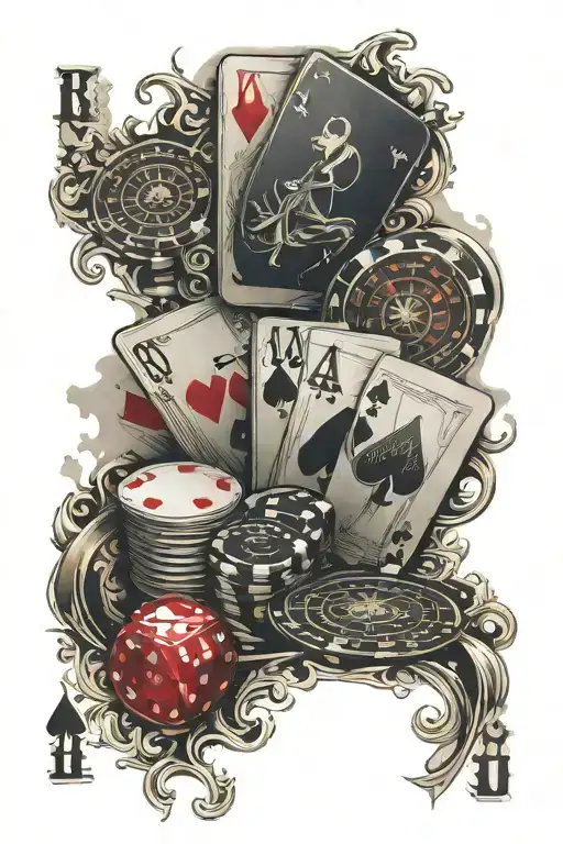 Casino Money Poker Cards