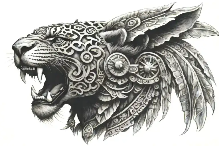 Aztec Jaguar Warrior