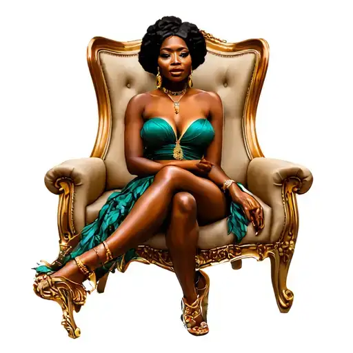 African Queen Sitting