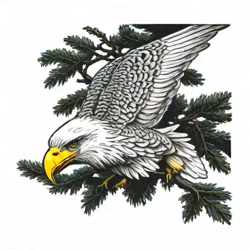 White Whale Cedar Tree Eagle