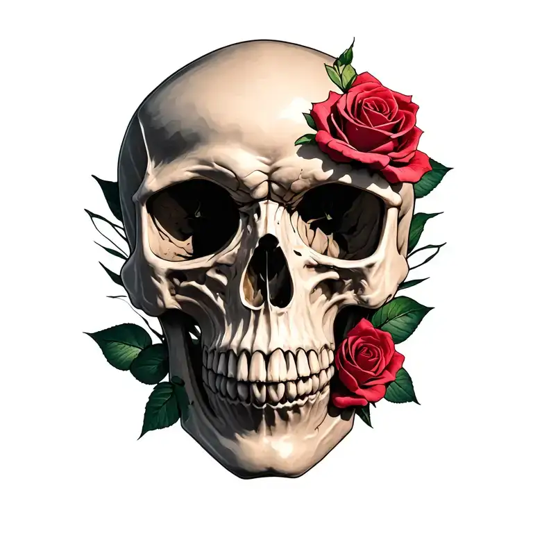 Skull And Roses