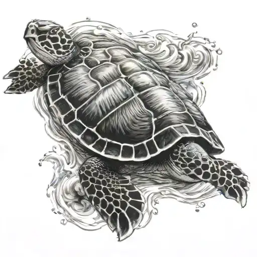 Turtle Swimming
