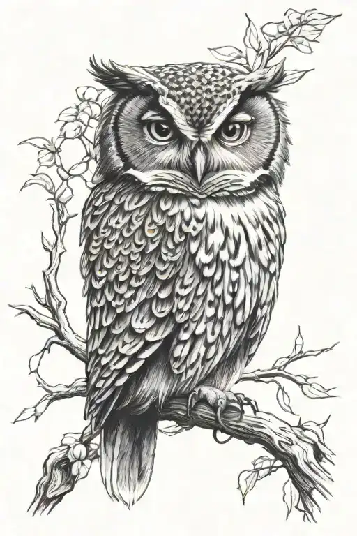Owl Sitting