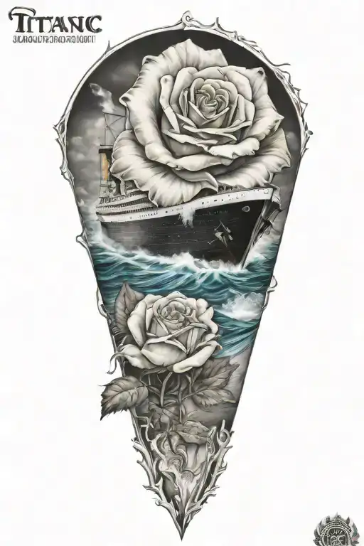Titanic Iceburg Rose
