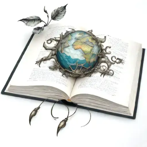 Book Opening To A Real World Inside