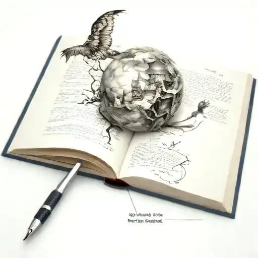 Book Opening To A Real World Inside