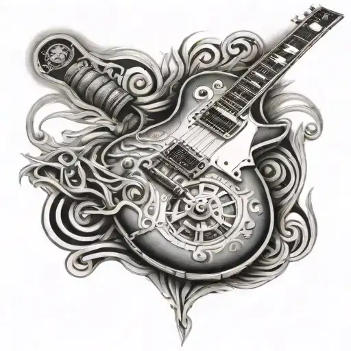 Racetrack Guitar Les Paul Guitar