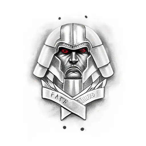 Spartan Soldier Name Farrugia Red And Black