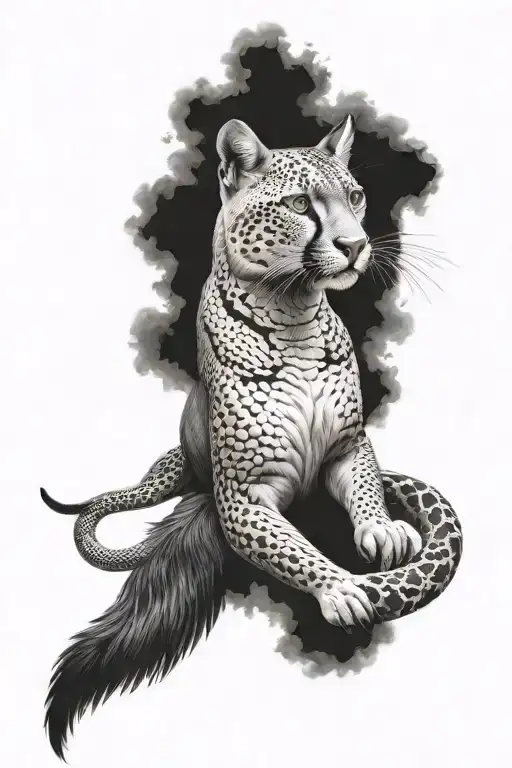 Condor Puma And Snake Arm Sleeve