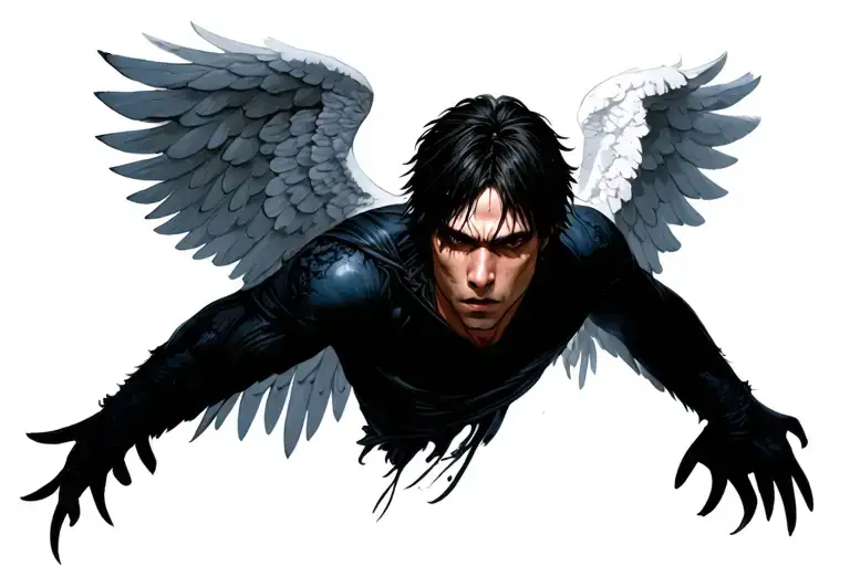 Eren Yeager As Fallen Angel