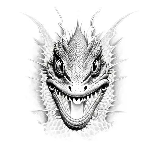 Water Dragon With Chains