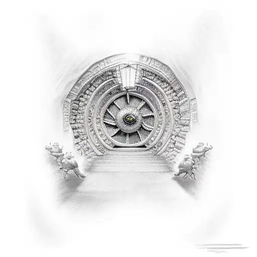 Lords Of The Ring Passage Door