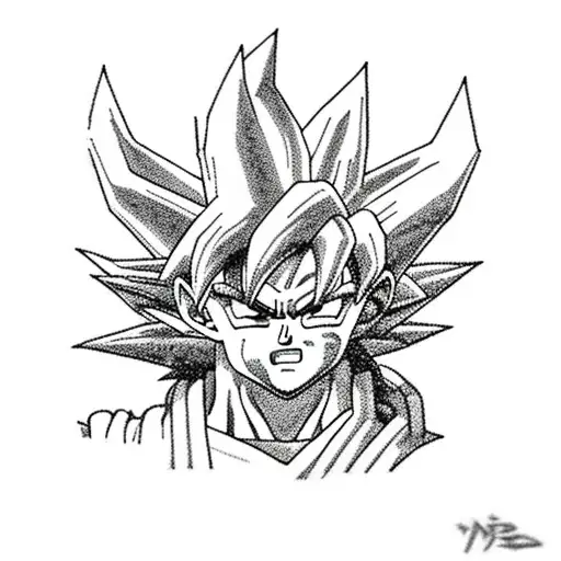 Goku Black With A Snake