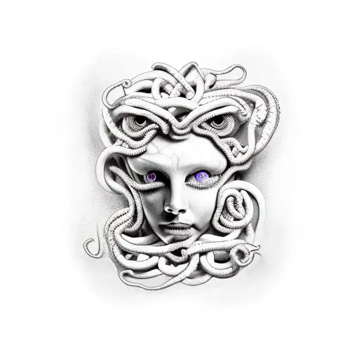 Medusa With One Eye Open