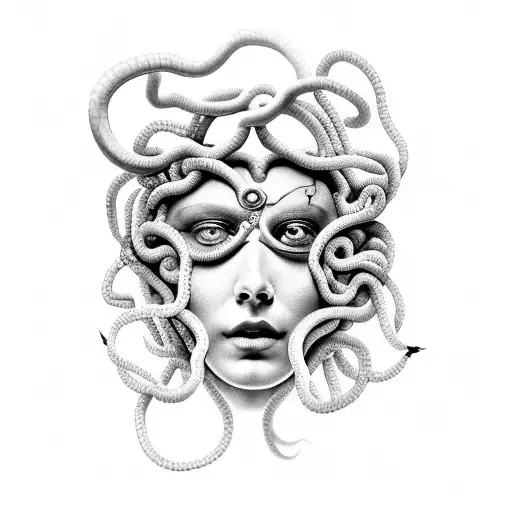 Medusa With One Eye Open