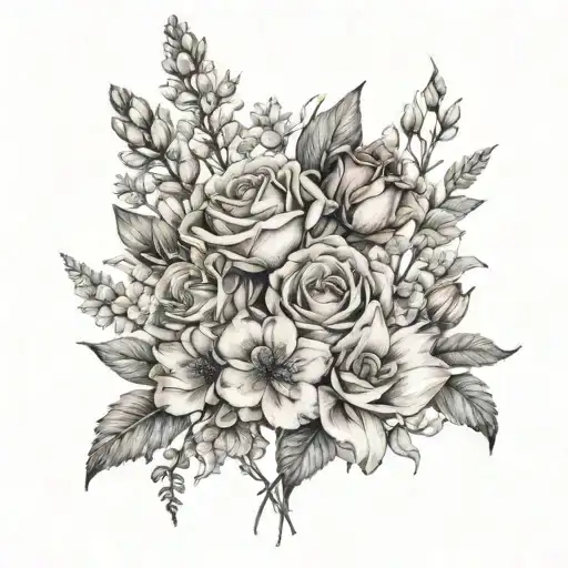 Birth Flower Bouquet