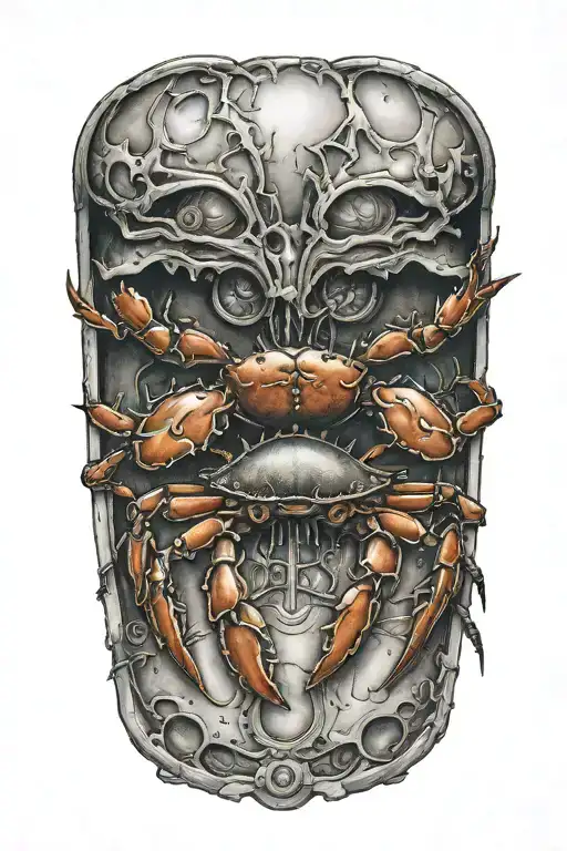 Surgical Opening With Crab Crawling Out