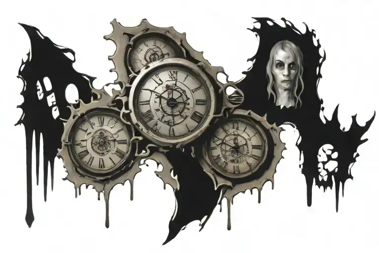 The Name Quay With A Clock Melting