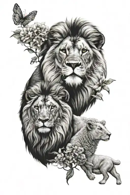 Lion And Lamb