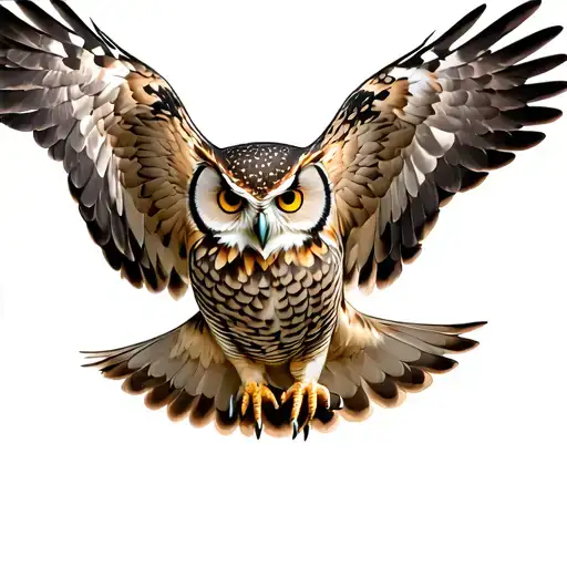 Owl Flying
