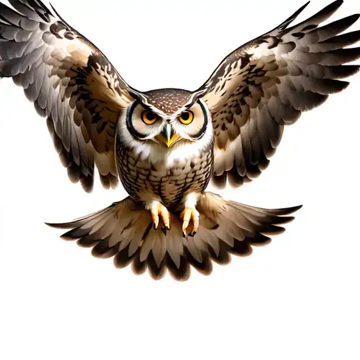 Owl Flying