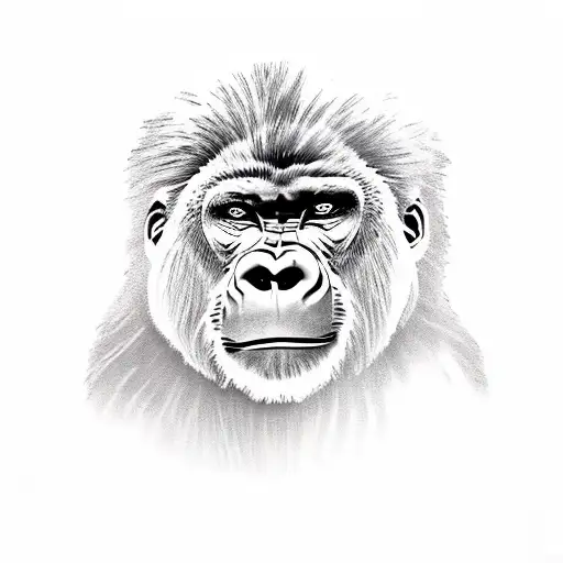 Gorilla Fighting With A Lion