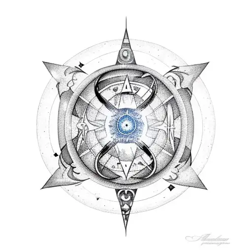 Full Moon With Aquarius Constellation