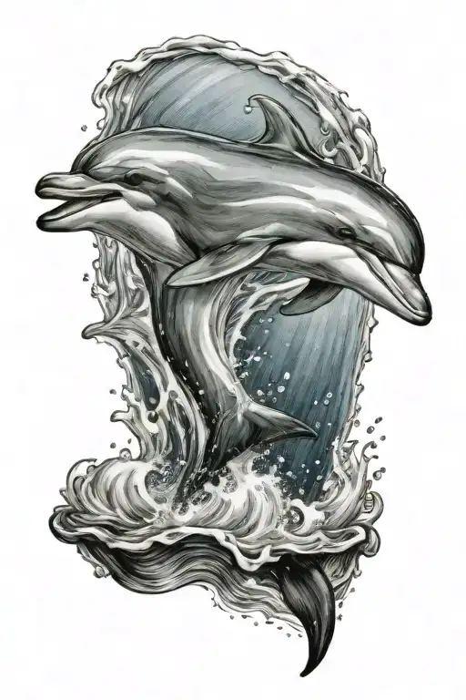 Dolphin Jumping