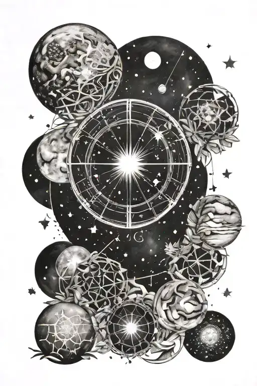 Virgo Constellation And Moon Phases