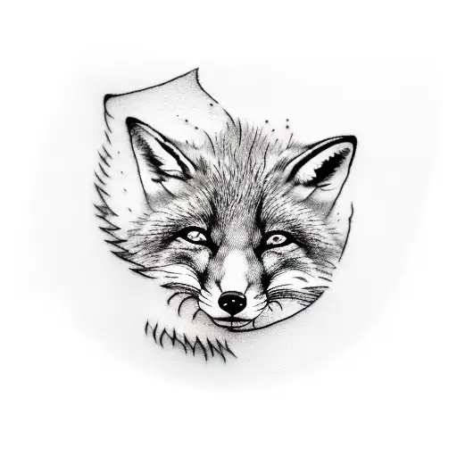 Fox Sleeping In Teacup