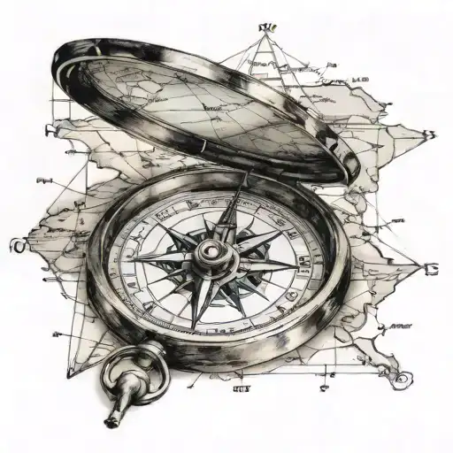 Compass And Map