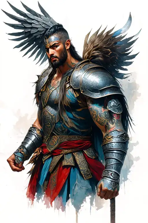 Warrior After Battle