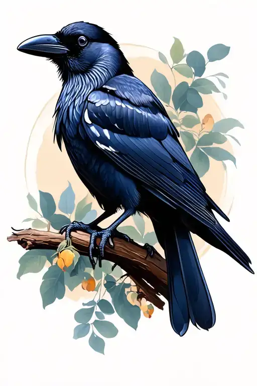 Crow Perched