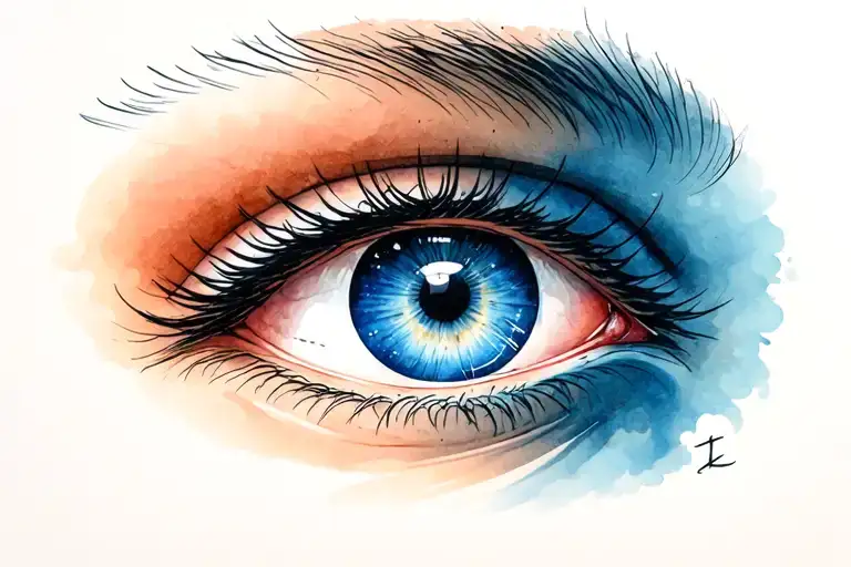 A Beautiful Eye That Looks Towards The Future With A J Next To The Pupil