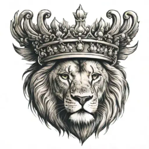 Lion With Crown