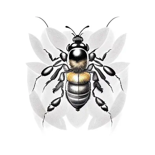 Trophallaxis Between One Bee And One Ant