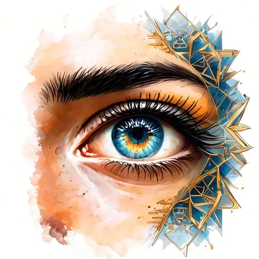 Pyramid With An Female Eye