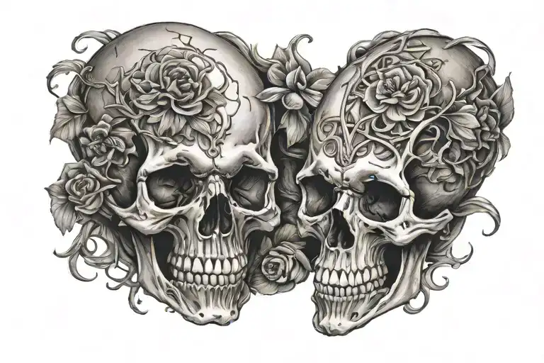 Good And Bad As Skull The Chest