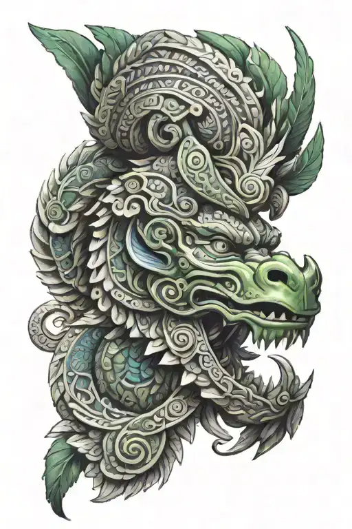 Aztec God Quetzalcoatl