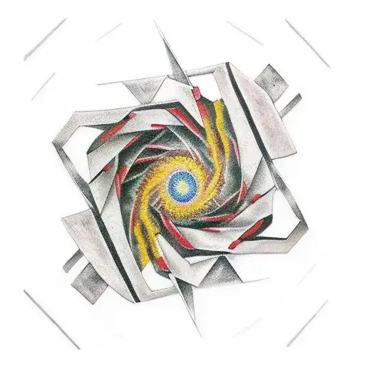 Kintsugi Repair Double Helix Dna Spiral