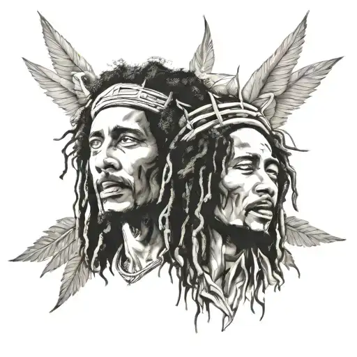 Bob Marley John Lennon Jesus
