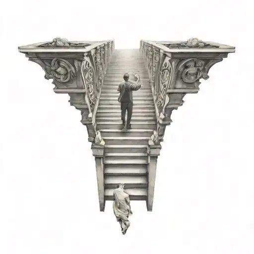 Stair Way To Heaven With Gates