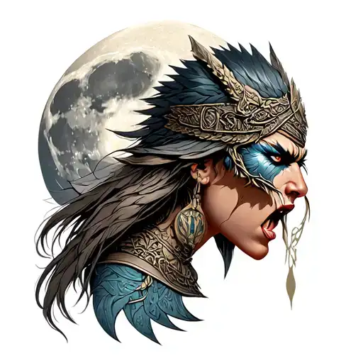 Full Moon Angry Valkyrie