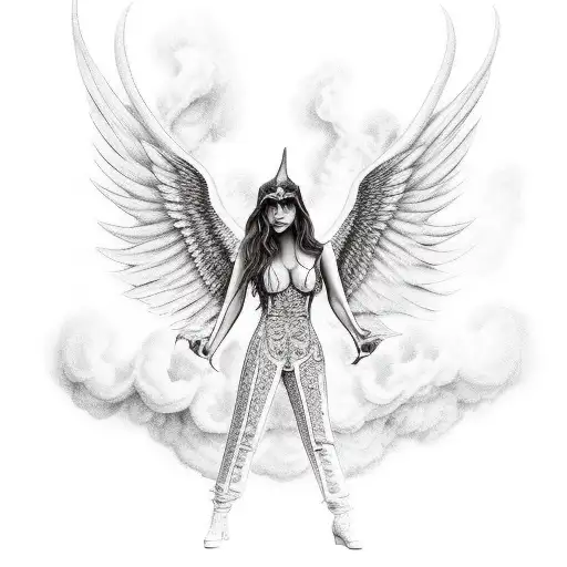 Fallen Angel Witch Clouds