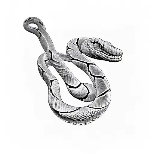 3D Snake Around Ar Rifle