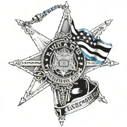 Law Enforcement And Thin Blue Line