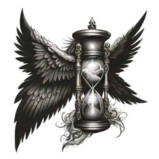 Angel Wing Hourglass