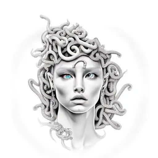 Medusa Com Corpo