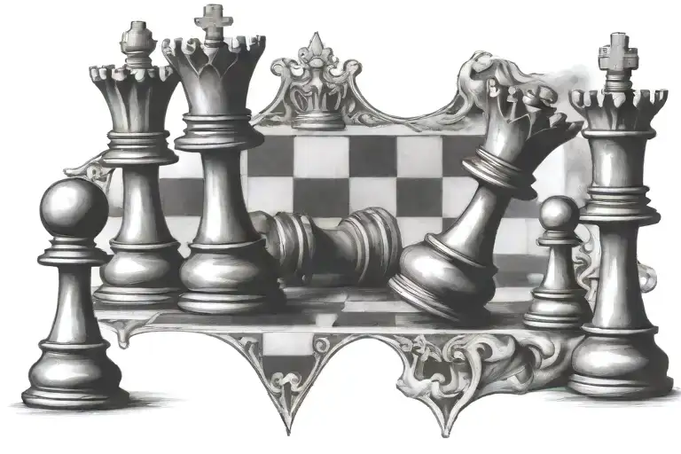 Chess Pieces Hidden Message